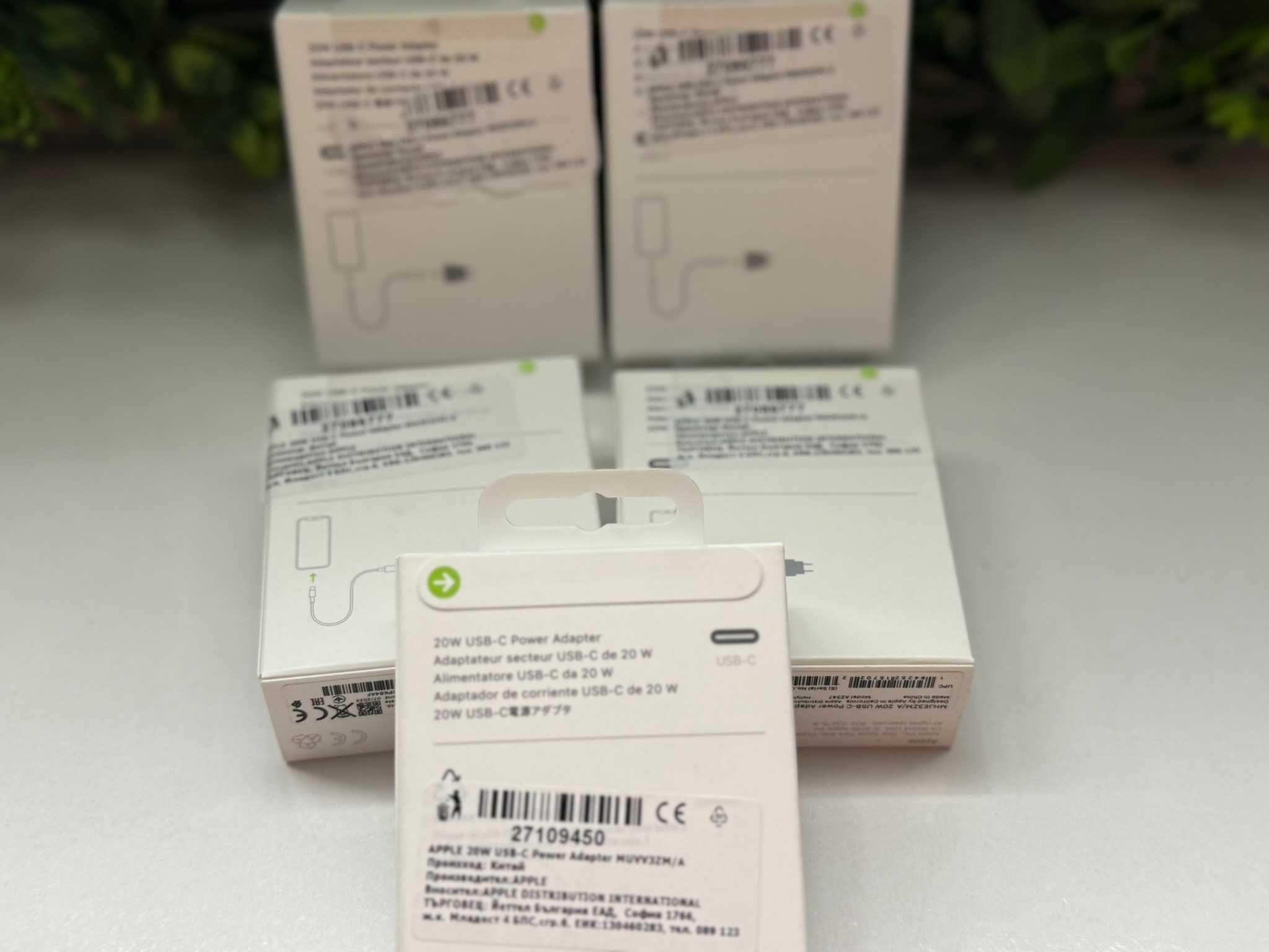 100% Оригинал Apple 20W Адаптери за зареждане