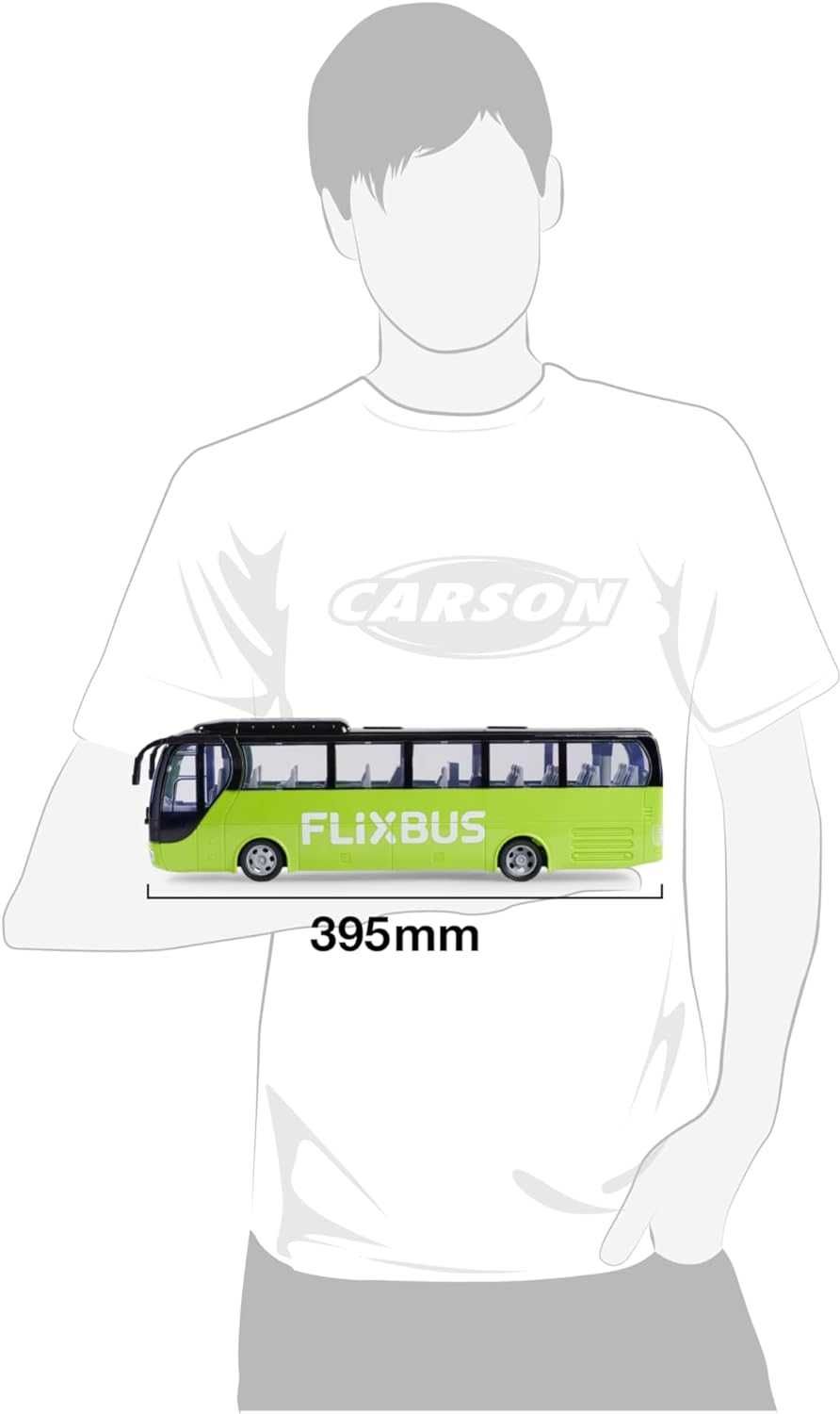 Carson Modelsport Carson 5009 FlixBus 2,4 GHz-100% готов автобус