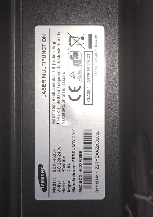 Imprimantă multifuncțională laser Samsung SCX 4623f