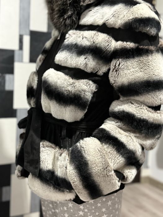 Vand haina din blana naturala chinchilla