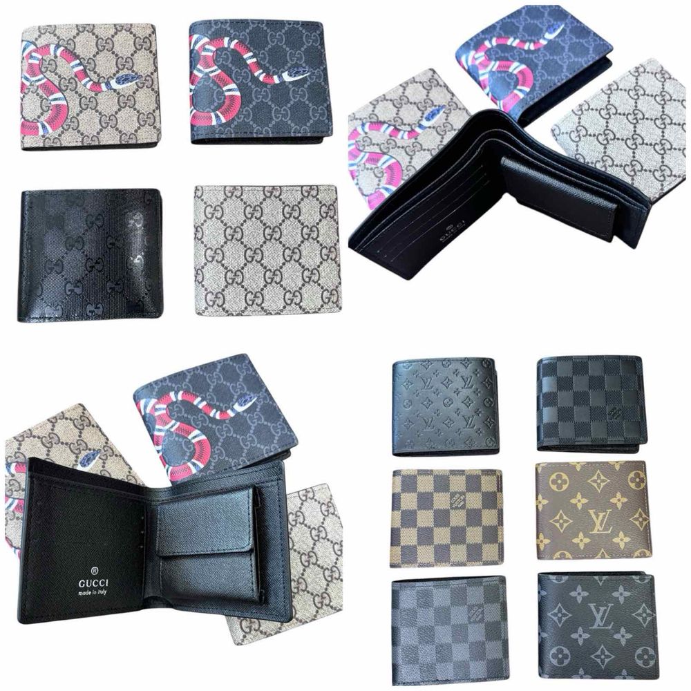 Портмонета от еко кожа Gucci , LV , Burberry