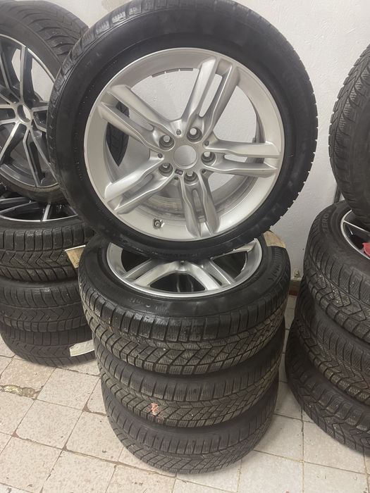 Set jante cu cauciucuri iarna Bmw seria 2 f45 f46 205 55 r17