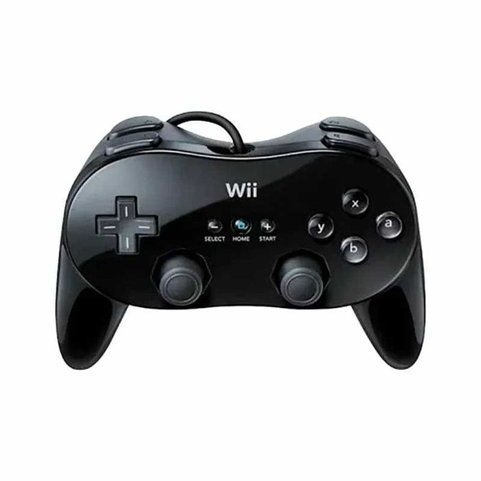 Оригинален Nintendo Wii Classic PRO Controller, черен