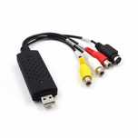 Карта видеозахвата USB 2.0 с разъемом RCA, S — video, VHS
