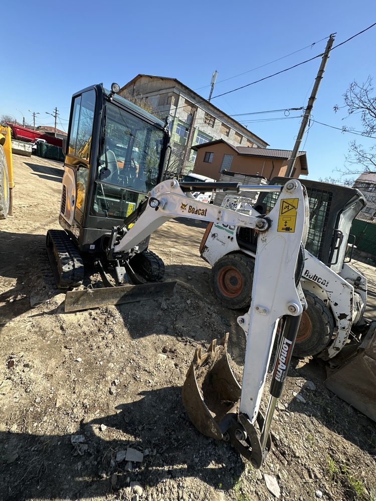 Inchiriez, miniexcavator buldoexcavator bobcat container moluz