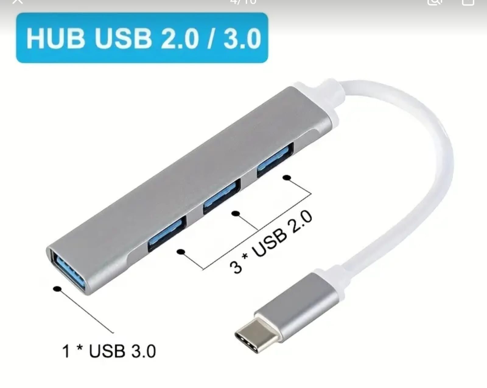 USB-C HUb 3.0, 3x USB 2.0 
48,90