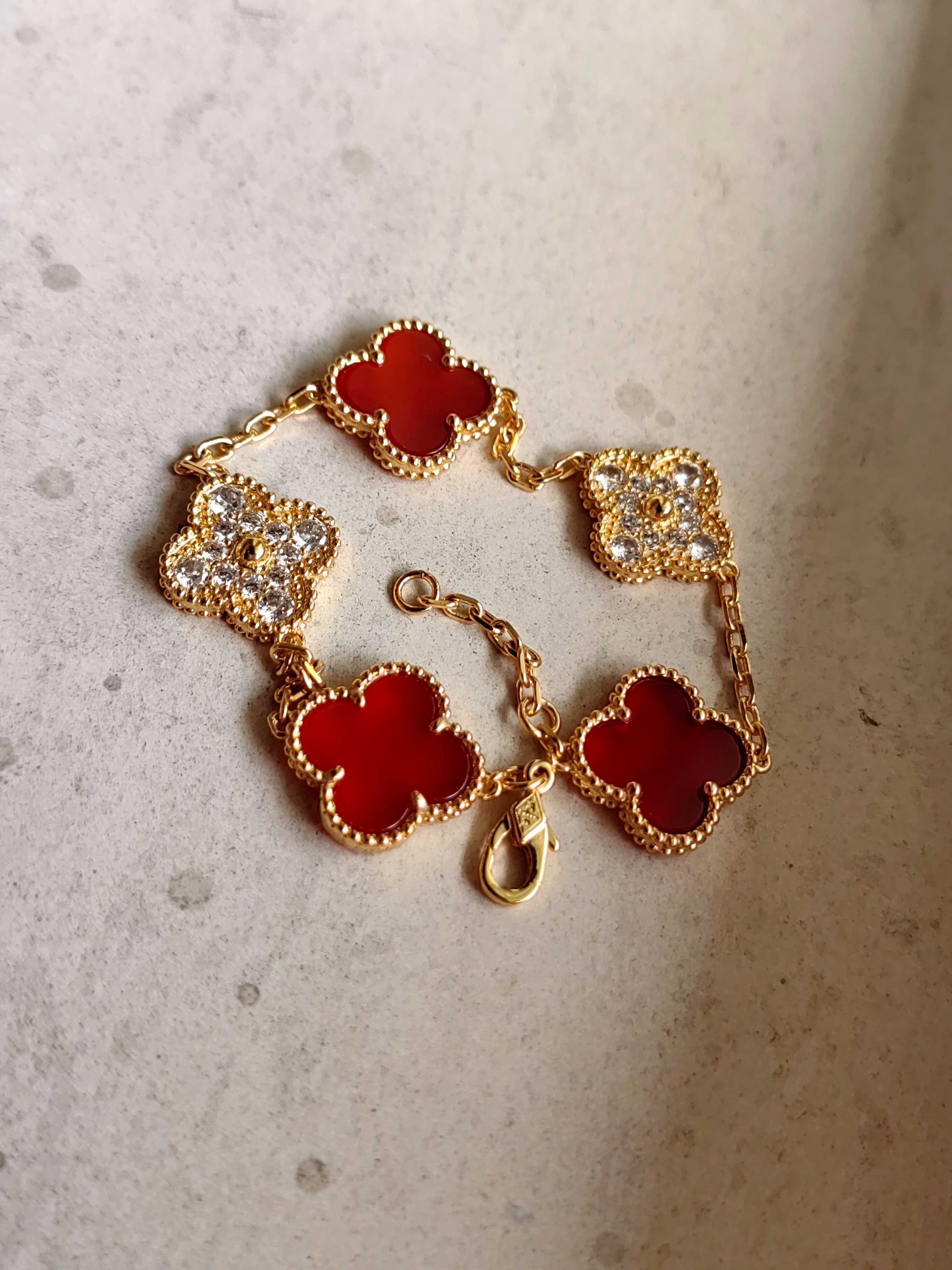 Златна гривна с пет детелини - Van Cleef & Arpels - Vintage Alhambra