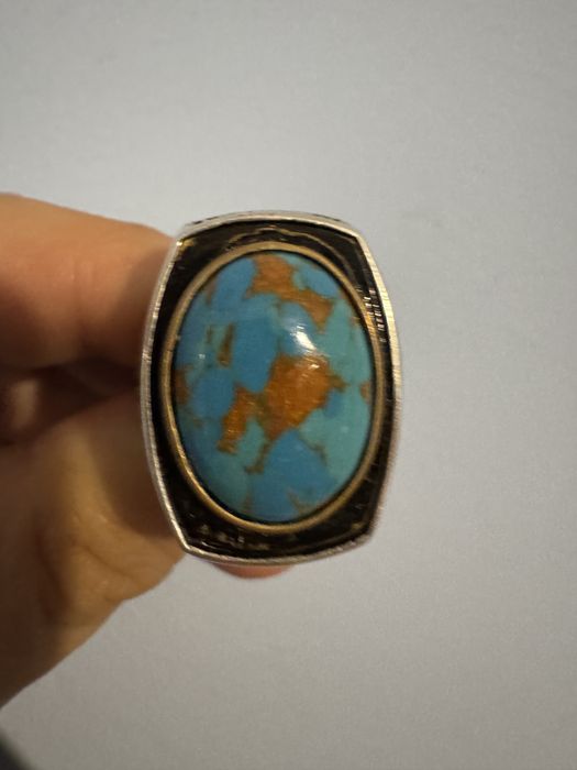 Inel argint cu turcoaz handmade
