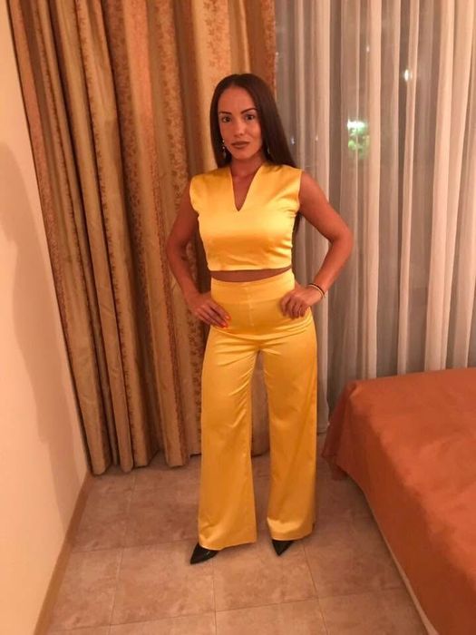 Сатенен Панталон с горно