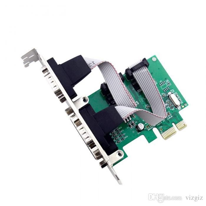 Нов ком порт 2 Ports PCI Express To COM 9Pin Serial Port RS232