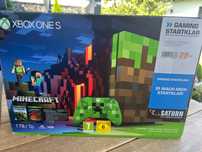 Xbox One S 1Tb Minecraft Limited Edition complet la cutie