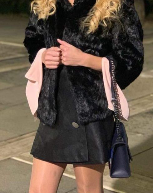 Дамска кожена пола