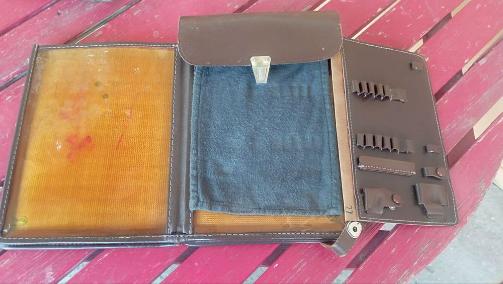 Планшет (сумка)  военный кожаный командирский СССР (советский) 3 штуки