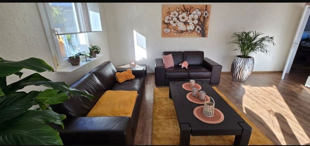 Италианска Гарнитура от Естествена кожа