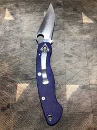 Spiderco military dark blue - сгъваем нож. Оригинал, нов, комплект.
