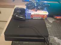 PlayStation 4 slim cu 4 jocuri,are 1TB