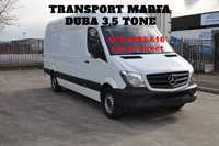 transport marfa - mobila - materiale construcții duba 3,5 tone