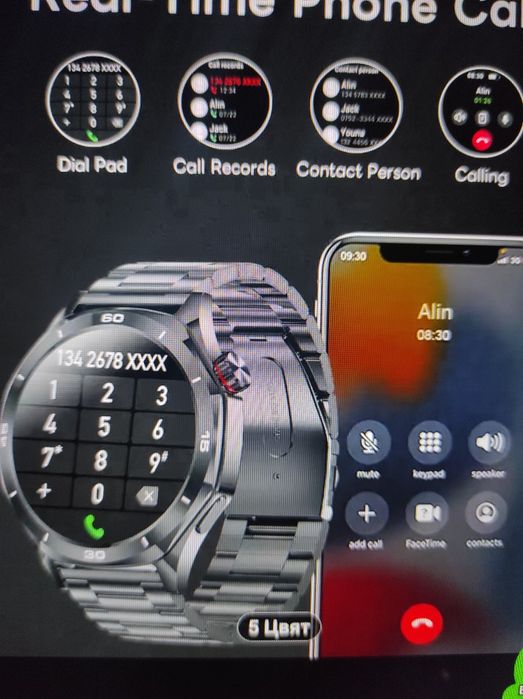 Мъжки водоустойчив смарт часовник