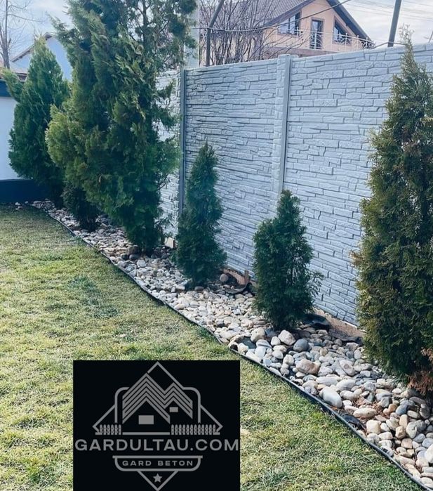 Garduri beton comprimat placi de gard stalpi beton gardultau.com