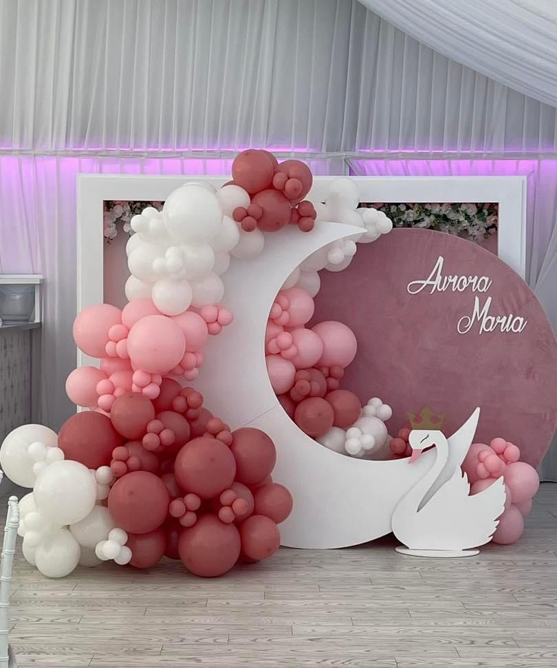 Decor Baloane Barbie Majorat Botez Aniversare