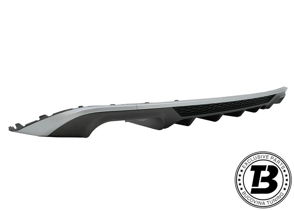 Difuzor Bara Spate cu Ornamente compatibil cu Audi A3 8V S3 Design