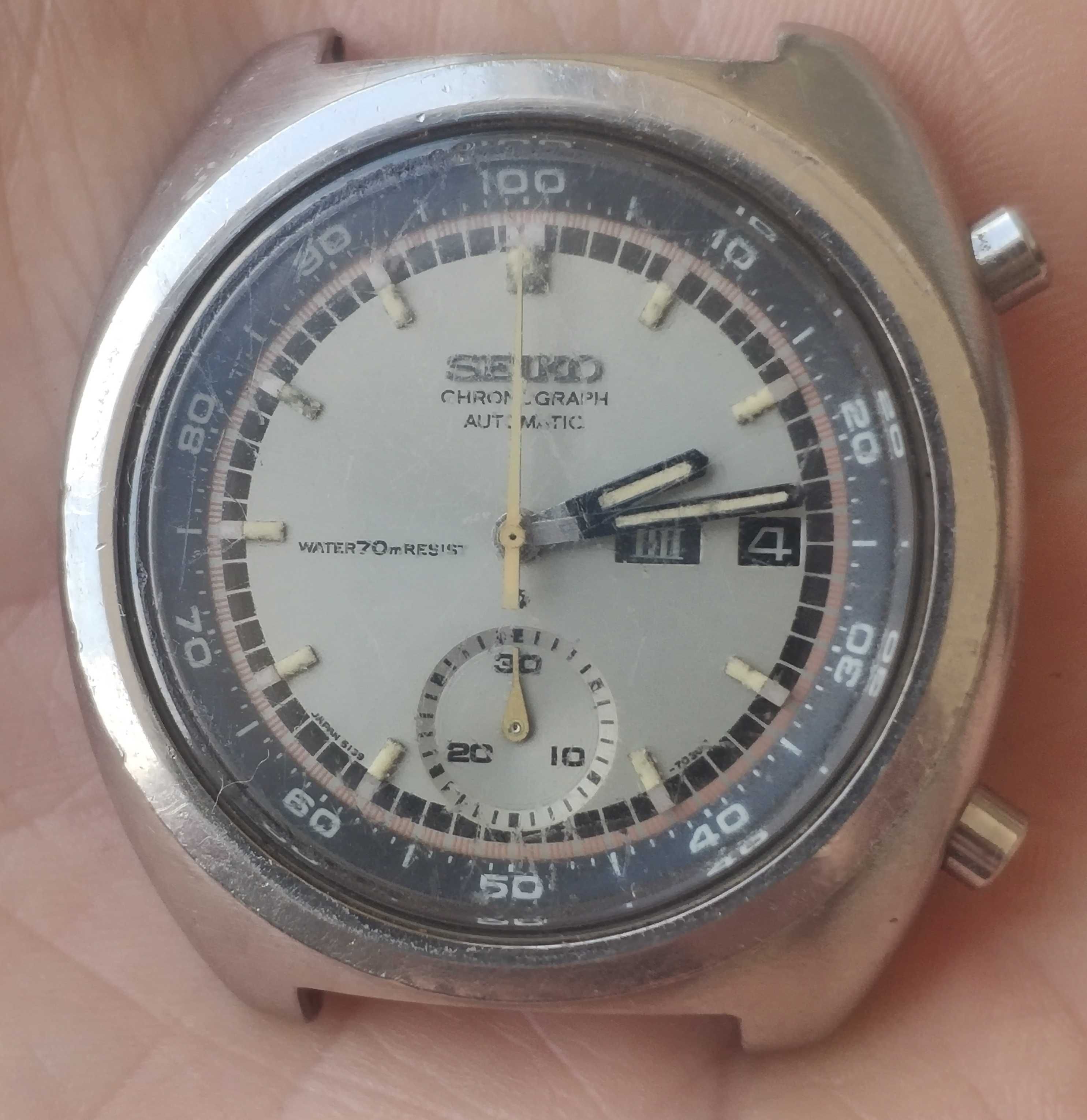 Seiko Сейко автоматичен часовник хронограф
