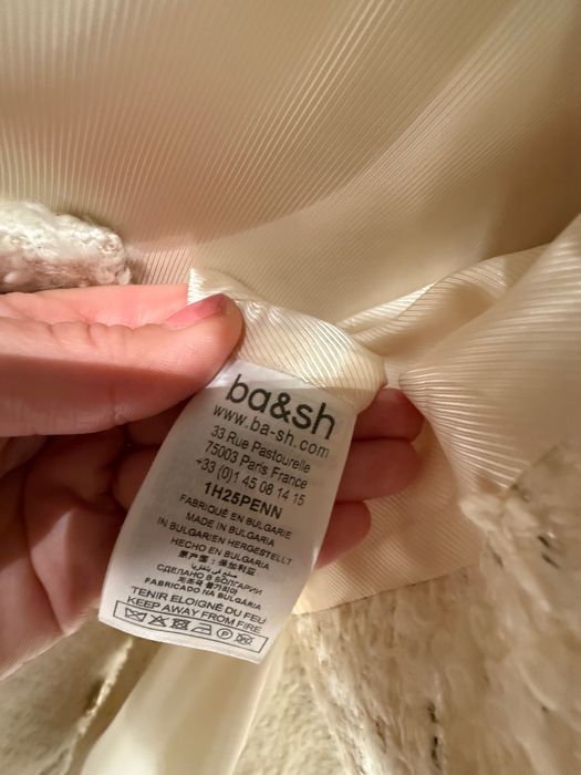 Bash бяло двуредно сако, XS