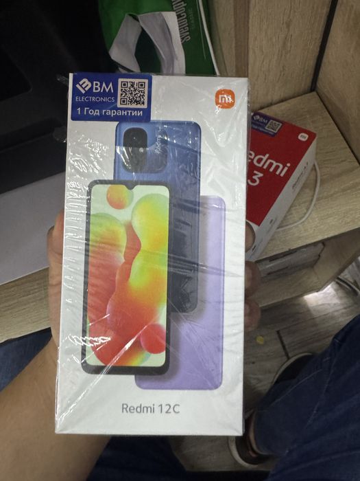Redmi 12c 4/128. Grey. Yangi. Ochilgan faqat  aybi yoq
