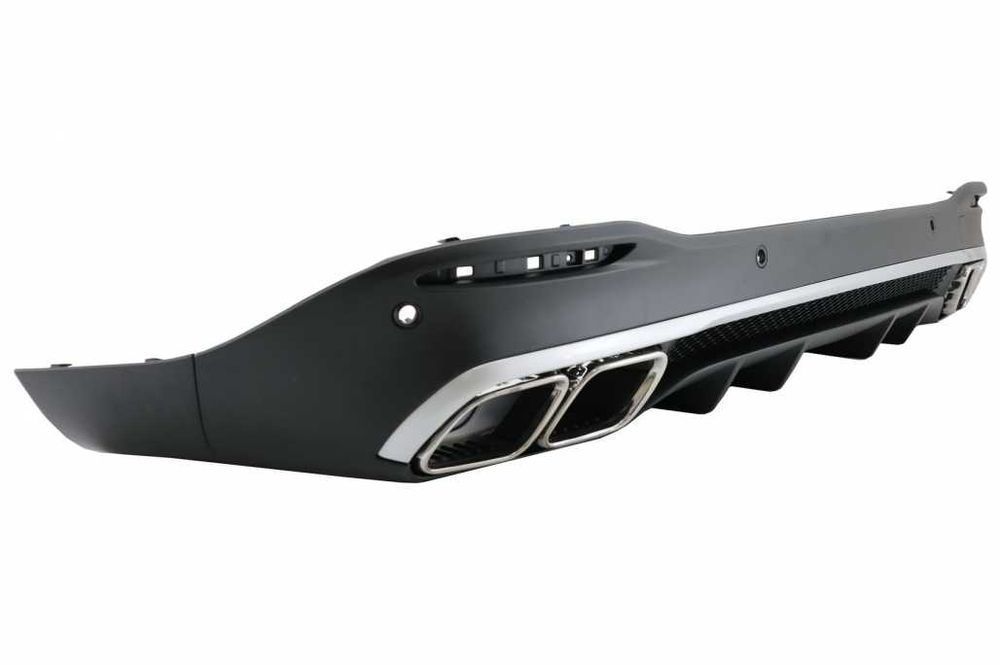 Difuzor Bara Spate cu tobe Crom Mercedes GLE W167 SUV GLE 63Design