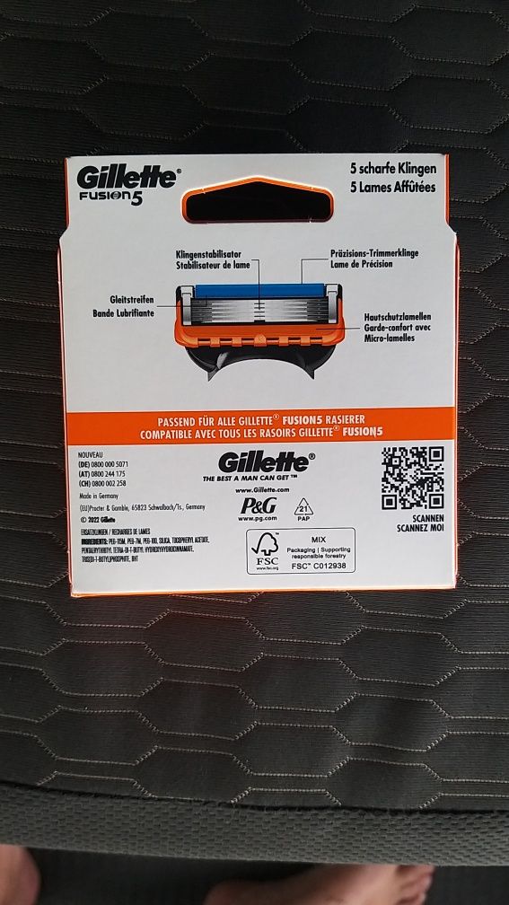 Rezerve Gillette Fusion 5,buc 8 pachet xl