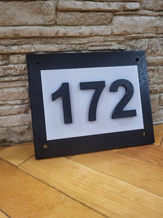 Numar casa modern unicat personalizat