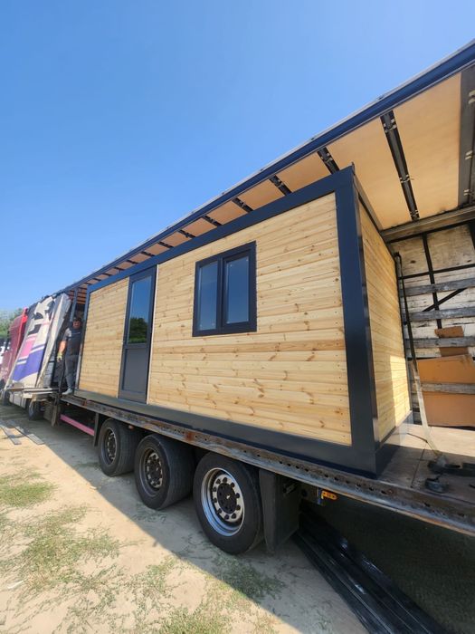 Vand container cu lambriu