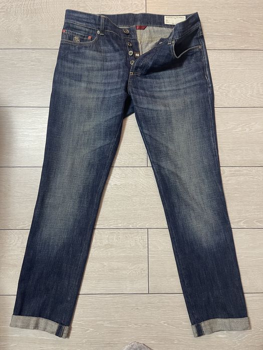 Brunello Cucinelli Denim Blue Cotton Jeans