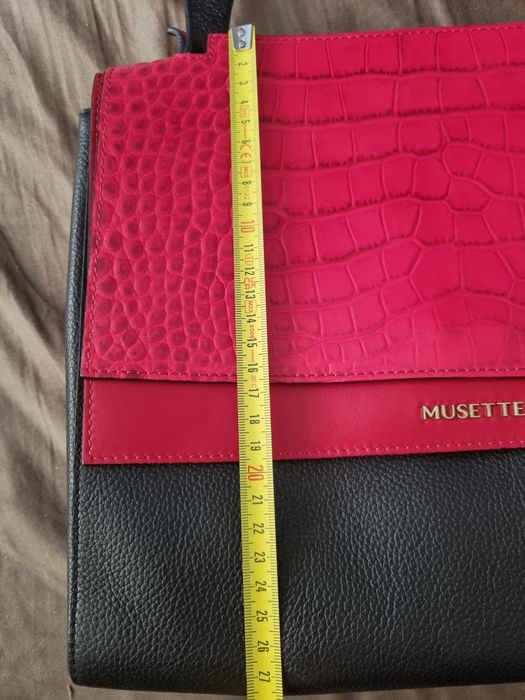 Geanta piele Musette