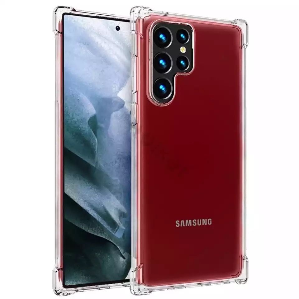 Husa Anti Soc Samsung S22/S23/S24/S25 Plus Ultra Clear Din Silicon