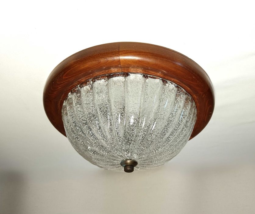 Plafoniera (1 din 2) Barovier i Toso, Murano, Art Deco, vintage