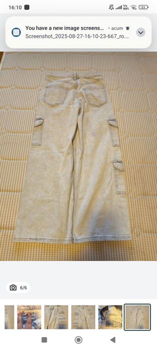 Blugi wide leg H&M 140(10 ani)