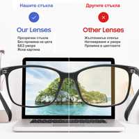 Очила за компютър предпазващи очите от синя светлина + ПОДАРЪК калъф
