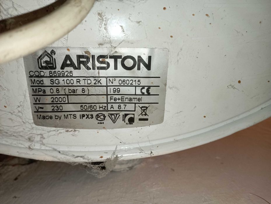 Бойлер Ariston SG 100 R TD 2K