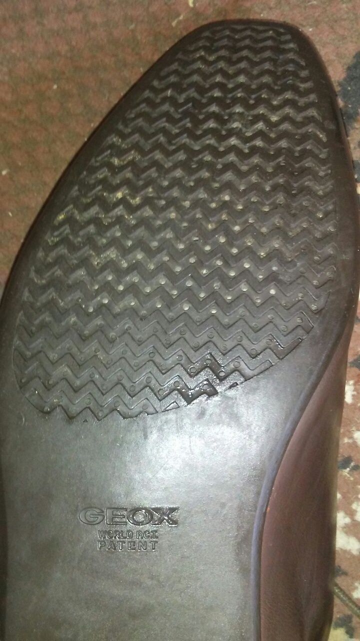 GEOX-мъжки обувки-дишаща подметка-естествена кожа-оригинал
