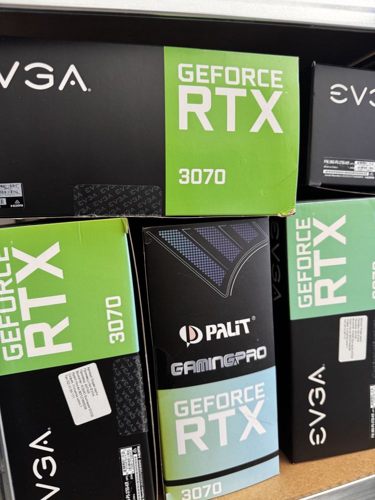 Видеокарти RTX 3070 Gaming Pro geforce, evga, palit 8 gb