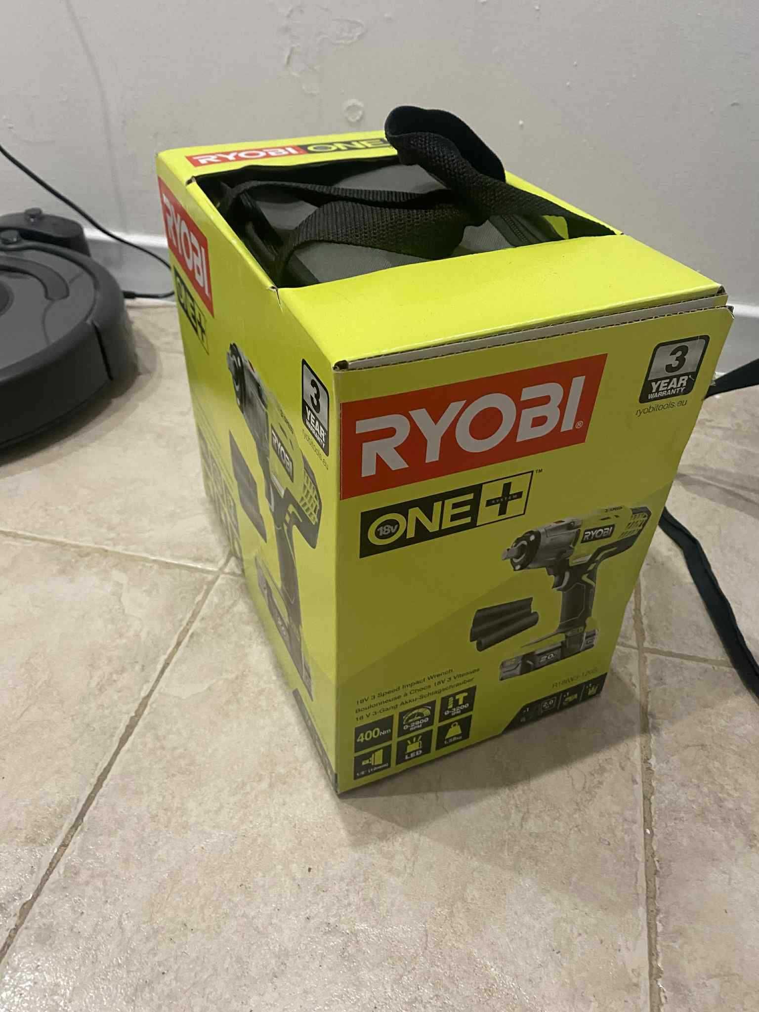 Акумулатор Ударен Гайковерт RYOBI R18IW3-120S 18 V, 400.00 nm, 300лв