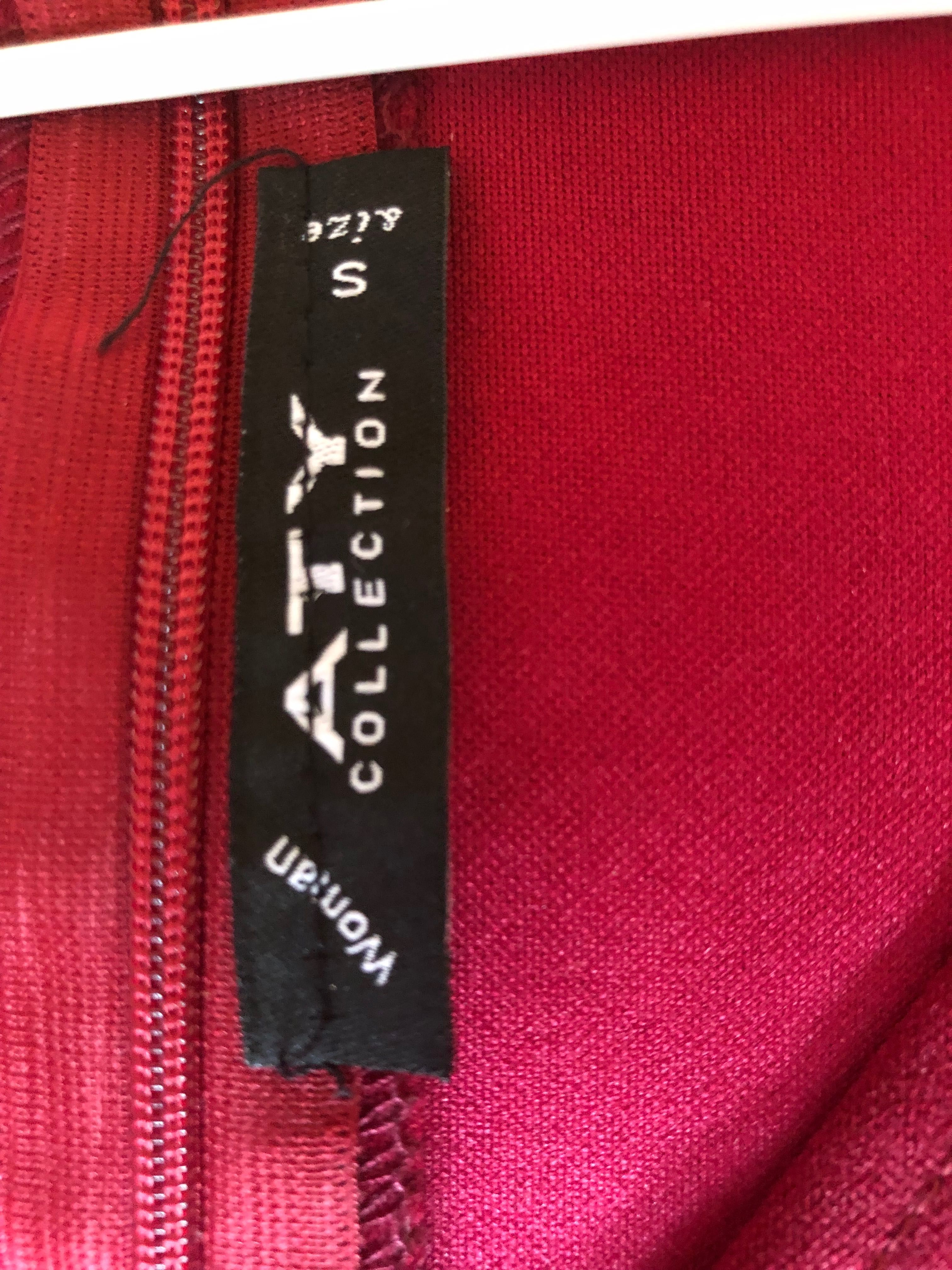 Rochie bordo cu maneca si cordon in talie