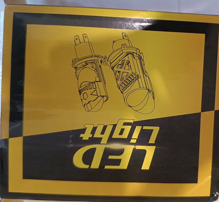 Bi led лампы Н4. H19 с линзами