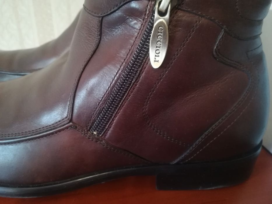 Сапоги из натуральной кожи