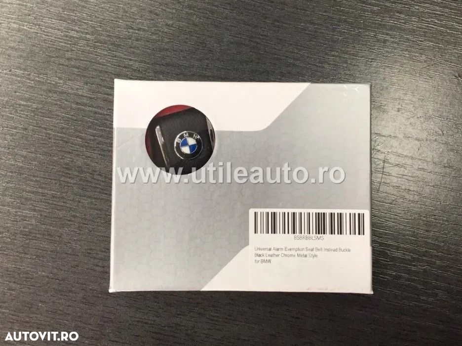 Centura Falsa Blocatori Capat Centura Anulator Centura BMW Piele Chrom