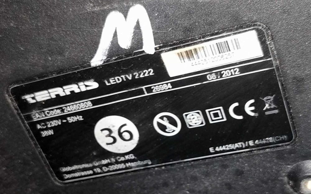 Televizor led de bucatarie Terris Led 2222 - 22 inch/56 cm - impecabil