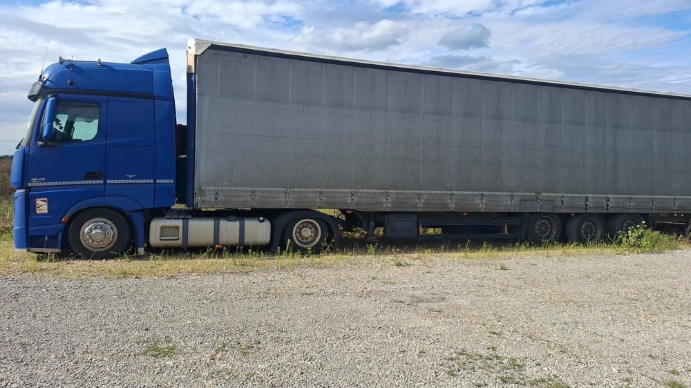 Mercedes Actros mp4 și Remorcă Schmidt