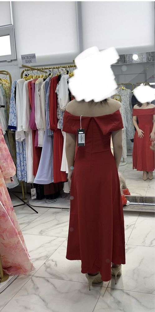Турецкое красное платье