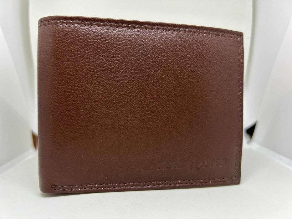 Мъжки кафяв портфейл Pierro Poggi